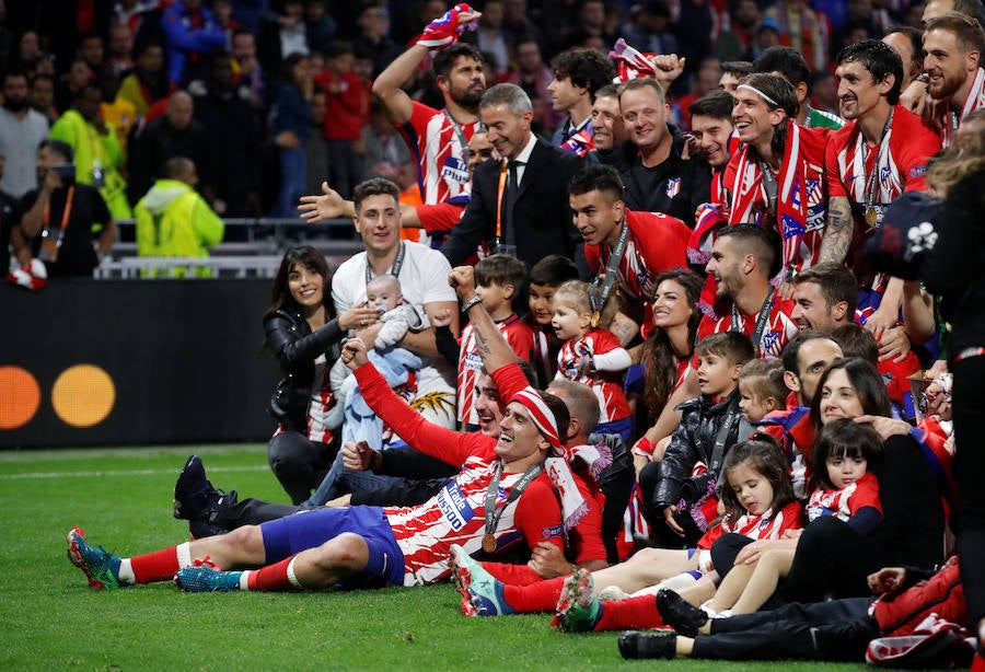 Dos tantos de Antoine Griezmann y otro de Gabi le sirvieron al Atlético de Madrid para derrotar en Lyon al Olympique de Marsella y conquistar su tercera Europa League. 