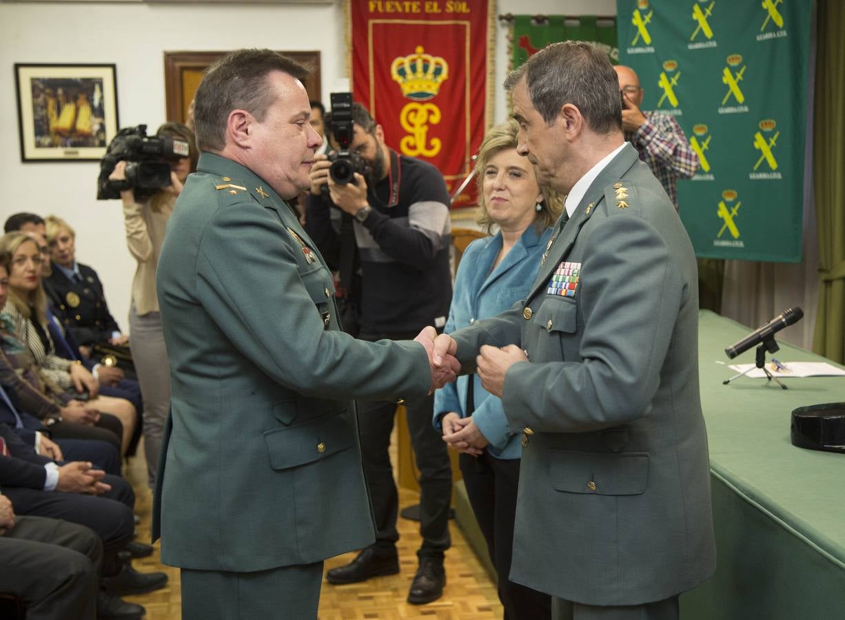 Durante la celebración, que ha tenido lugar en la sede de la Comandancia de Valladolid, el presidente de la Audiencia Provincial, Feliciano Trebolle ha sido condecorado con la Medalla al Mérito de este Cuerpo