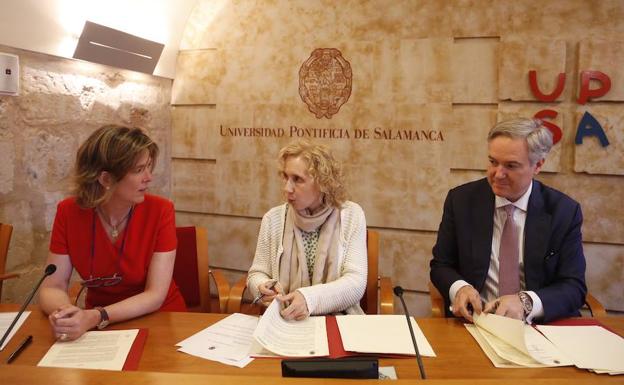 Sofía Fernández, Mirian Cortés, y Adrián García Nevado.