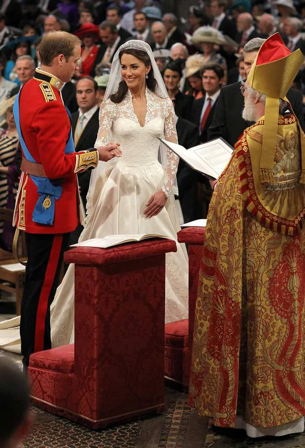 29.04.11 Enlace entre el príncipe Guillermo de Inglaterra y Kate Middleton en la abadía de Westmister.