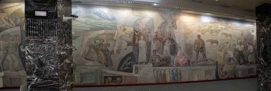 Fotos: Así es la alegoría del trabajo, de Germán Calvo