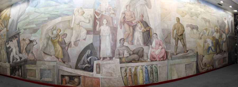 Fotos: Así es la alegoría del trabajo, de Germán Calvo