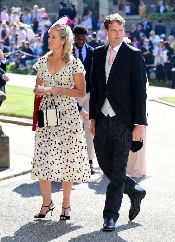 Lady Edwina Louise Grosvenor y Dan Snow.