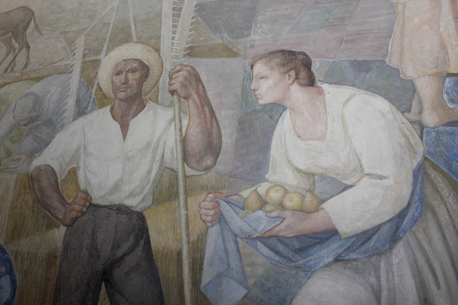 Detalle del mural.