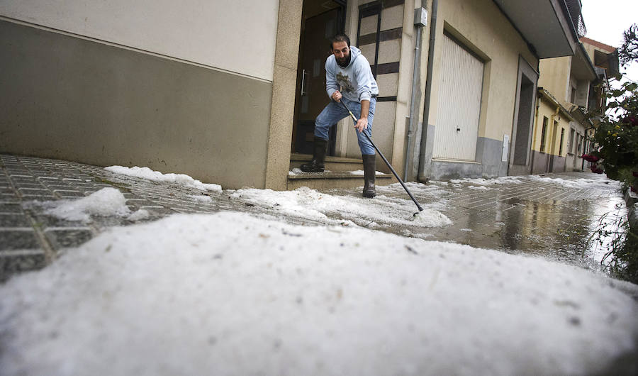 Fotos: Tormenta de agua y granizo en Ciudad Rodrigo