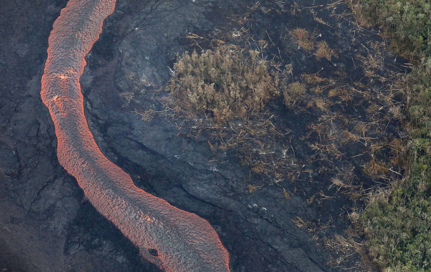 Fotos: Las impresionantes imágenes de la erupción del volcán Kilauea de Hawái