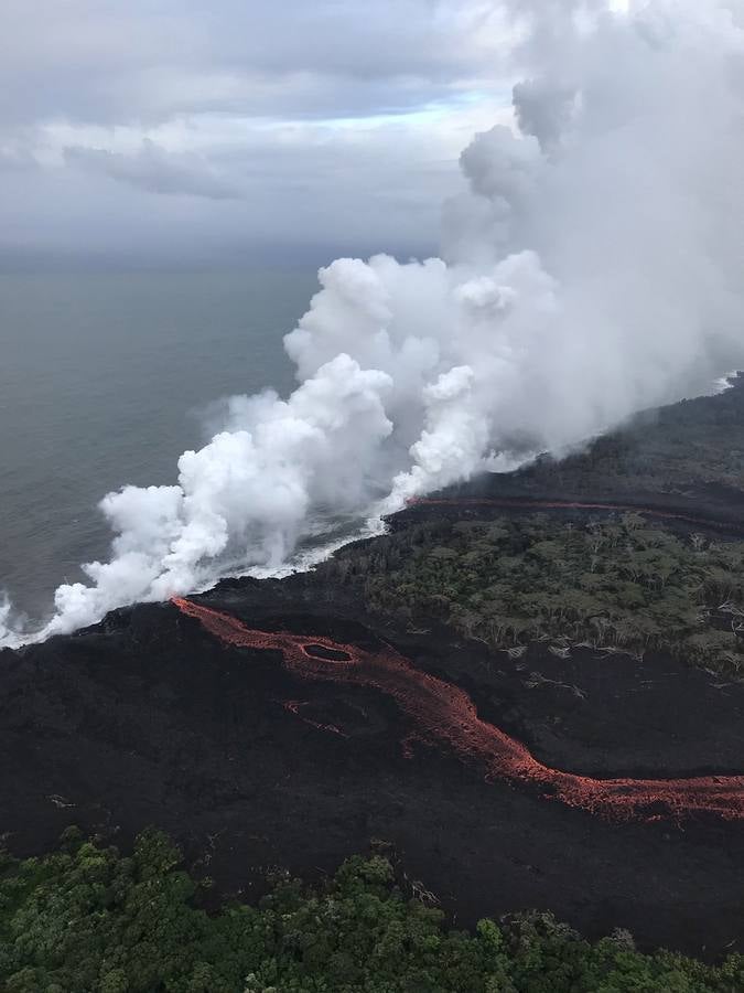 Fotos: Las impresionantes imágenes de la erupción del volcán Kilauea de Hawái