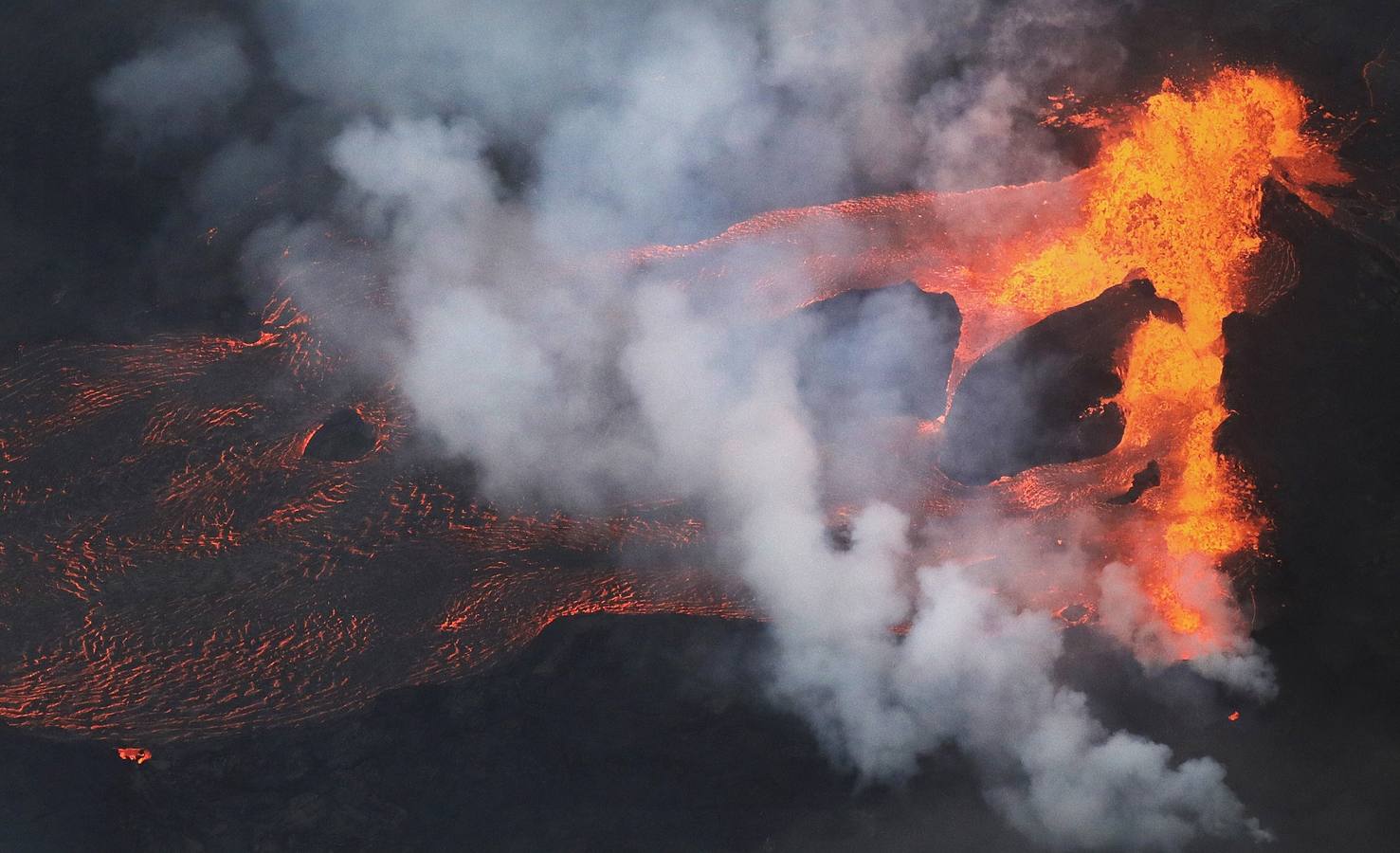 Fotos: Las impresionantes imágenes de la erupción del volcán Kilauea de Hawái