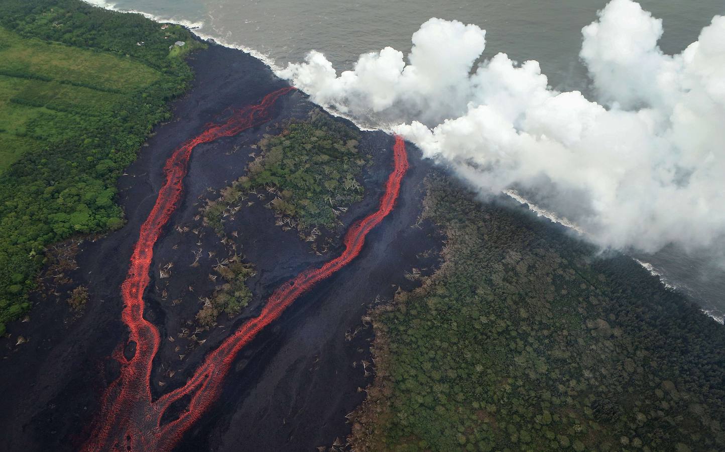 Fotos: Las impresionantes imágenes de la erupción del volcán Kilauea de Hawái