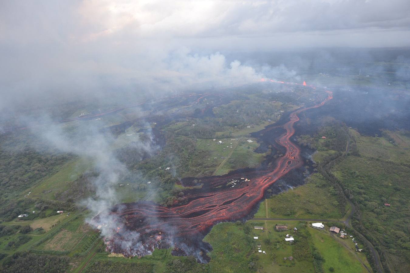 Fotos: Las impresionantes imágenes de la erupción del volcán Kilauea de Hawái