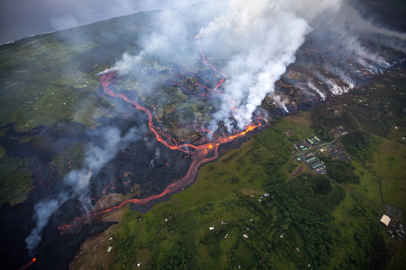 Fotos: Las impresionantes imágenes de la erupción del volcán Kilauea de Hawái