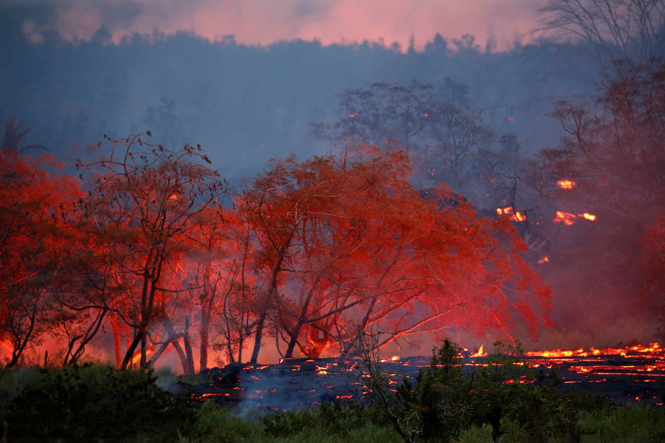 Fotos: Las impresionantes imágenes de la erupción del volcán Kilauea de Hawái