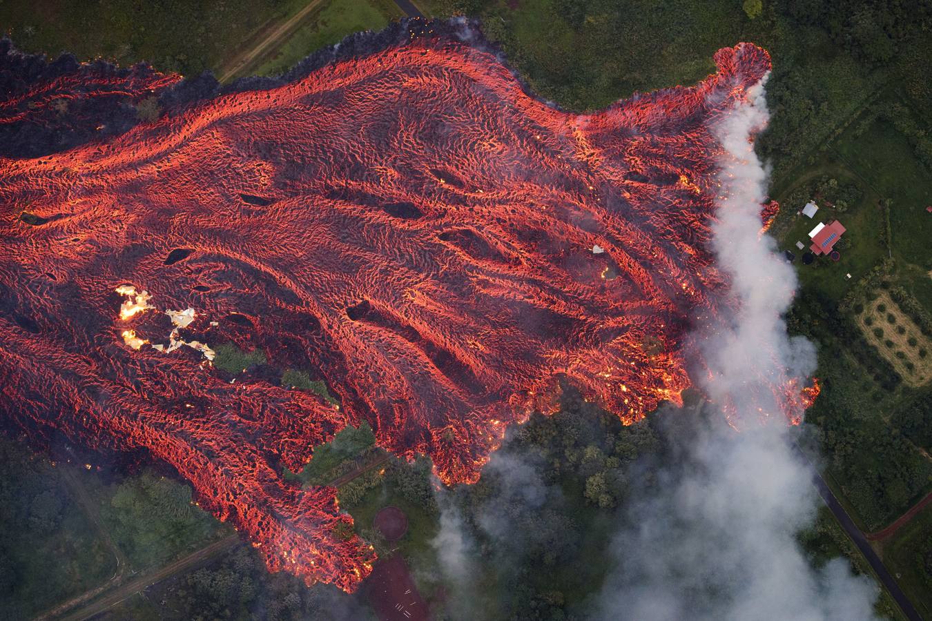 Fotos: Las impresionantes imágenes de la erupción del volcán Kilauea de Hawái