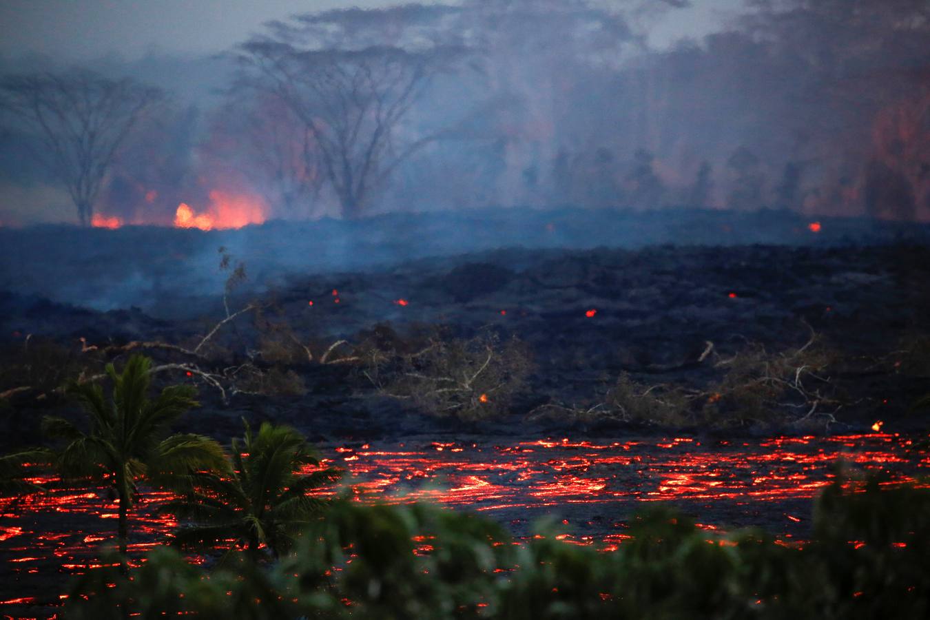 Fotos: Las impresionantes imágenes de la erupción del volcán Kilauea de Hawái