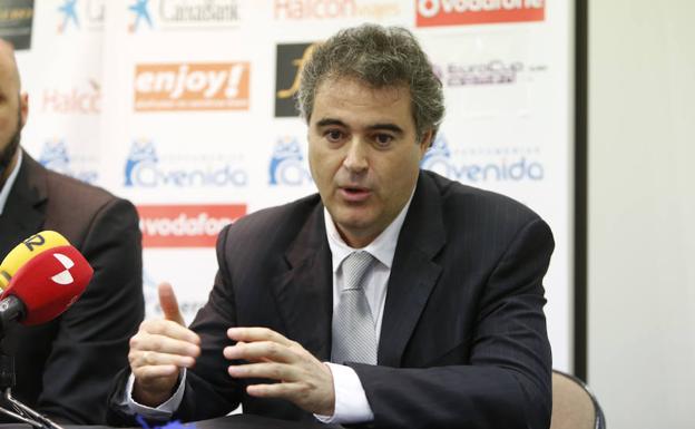 Carlos Méndez, durante una rueda de prensa. 