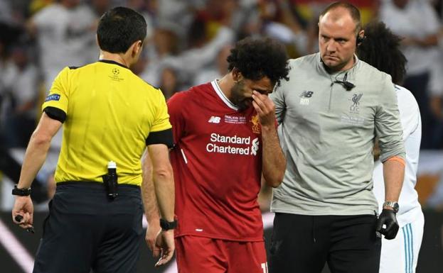 Salah se retira del Olímpico de Kiev