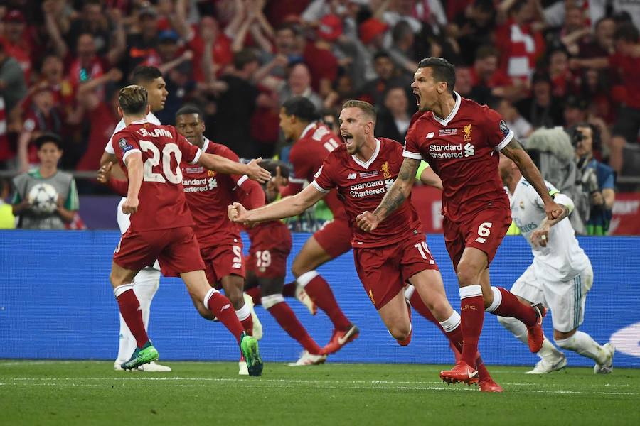 Las mejores imágenes de la final de la Champions League disputada en Kiev entre el Real Madrid y el Liverpool. 