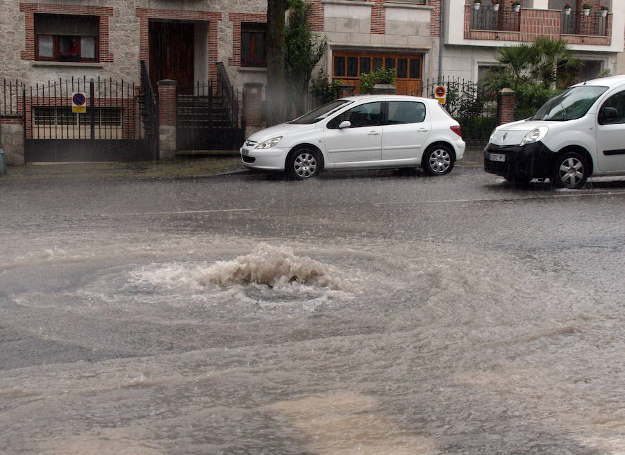 Fotos: Tromba de agua en Cuéllar