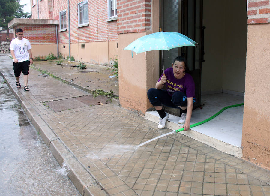 Fotos: Tromba de agua en Cuéllar