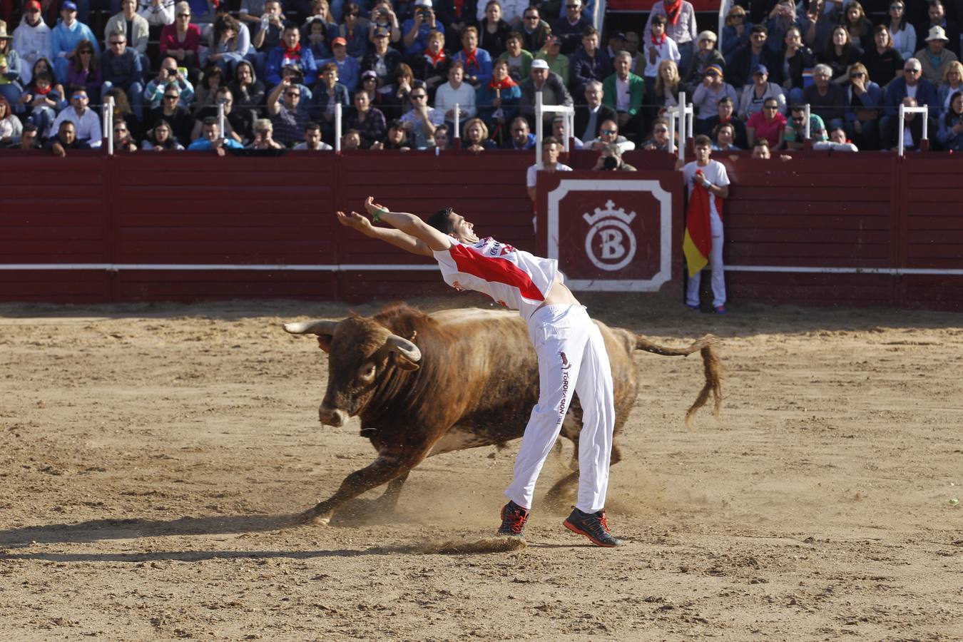El coso de la localidad zamorana disfrutó con el saber hacer y la buena condición física de los dieciséis participantes