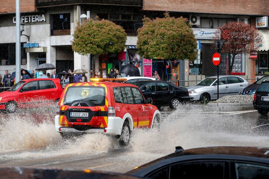 Fotos: Una tromba de agua anega Salamanca