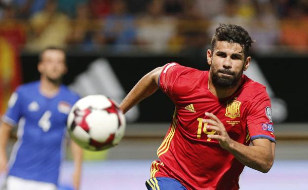 Un guerrero del área - Diego Costa delantero Atlético de Madrid y Selección Española de fútbol Rusia 2018