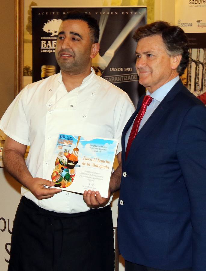 Fotos: Inauguración de la Semana de Cocina Segoviana