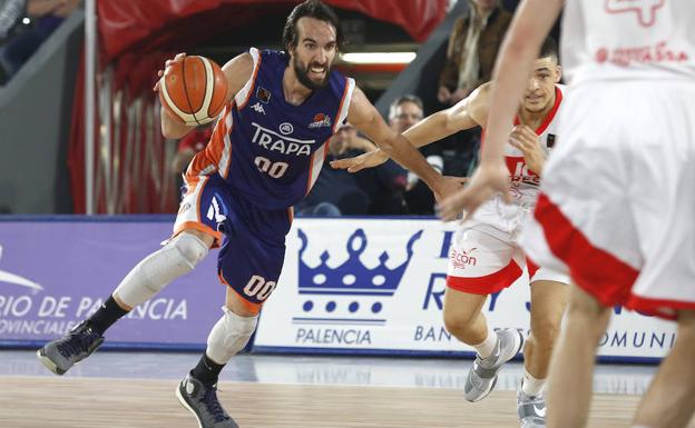 Jordi Grimau, en el último partido de la temporada contra Manresa.