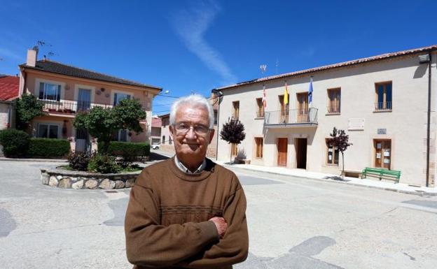 Ricardo Díez, alcalde de Castillejo de Mesleón. 