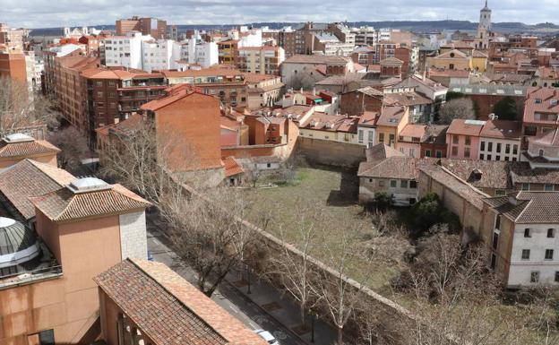 Zona de huertas del antiguo covento desde San Quirce. 