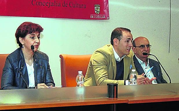 Un momento del encuentro de empresarios y estudiantes. 