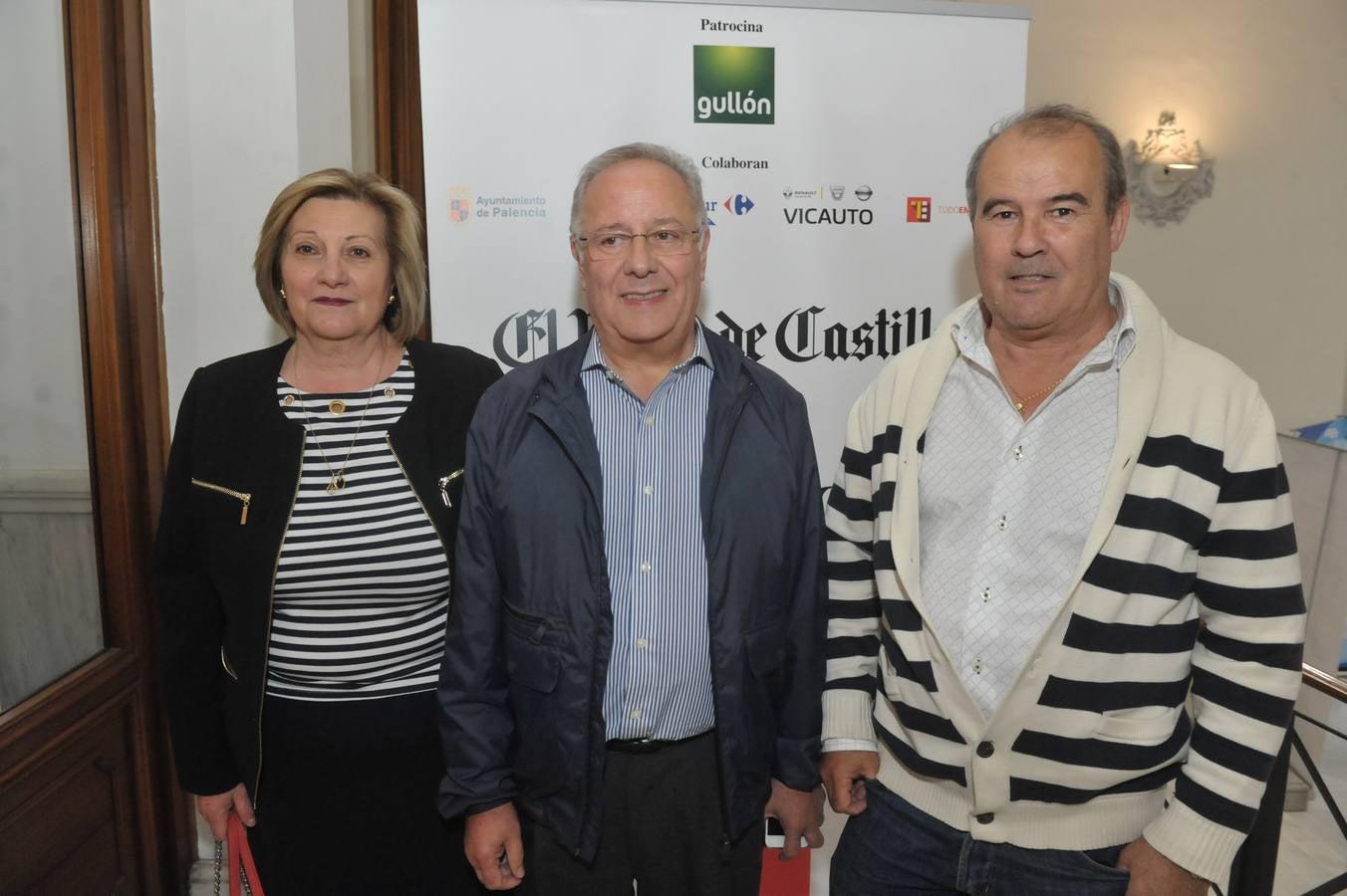 María del Pilar Robles, Antonio Motila y Pablo Calvo.