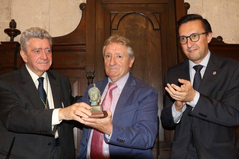 Antonio Baciero, Celso Almuiña y Javier Burrieza. 