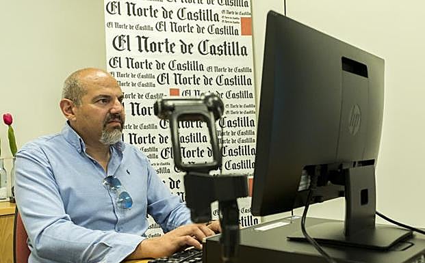 El alcalde de Alaejos, en el videochat de El Norte de Castilla.