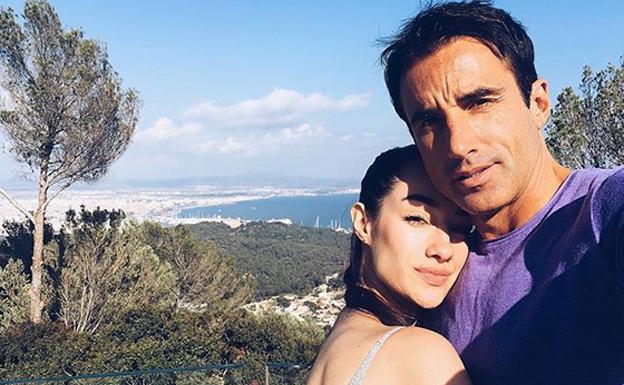 Adara Molinero y Hugo Martín en Palma de Mallorca. 