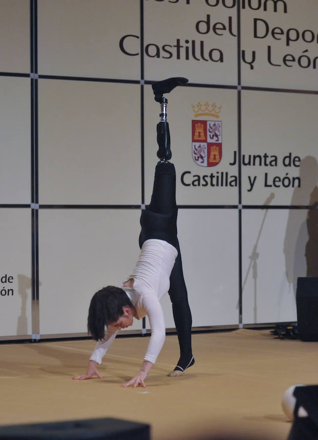 El auditorio Miguel Delibes volvió a ser un año más el escenario elegido por la Junta de Castilla y León para hacer entrega de los Premios Podium a los mejores deportistas de Castilla y León en el año 2017.