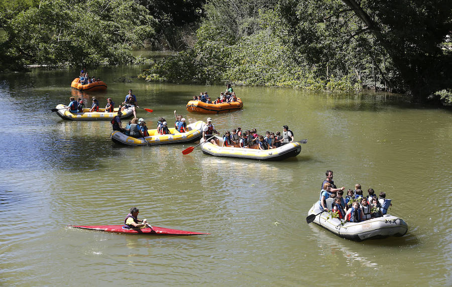 Fotos: Descenso por el río Carrión de los alumnos del Jorge Manrique