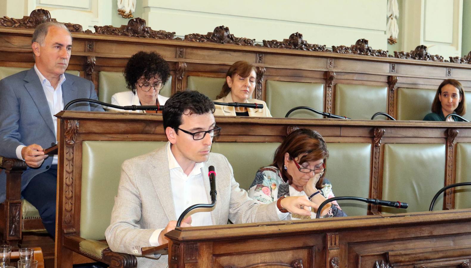 Fotos: Pleno en el Ayuntamiento de Valladolid