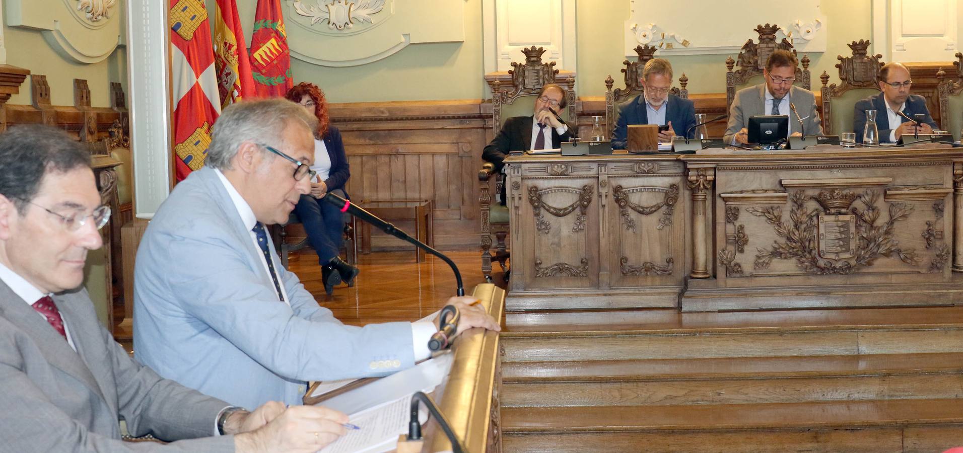 Fotos: Pleno en el Ayuntamiento de Valladolid
