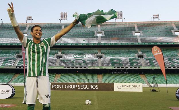 El fubolista del Real Betis, Joaquín Sánchez. 