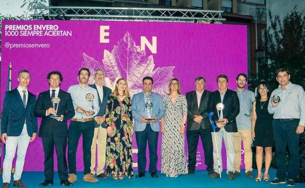 Gala de entrega de los Premios Envero en Aranda de Duero. 