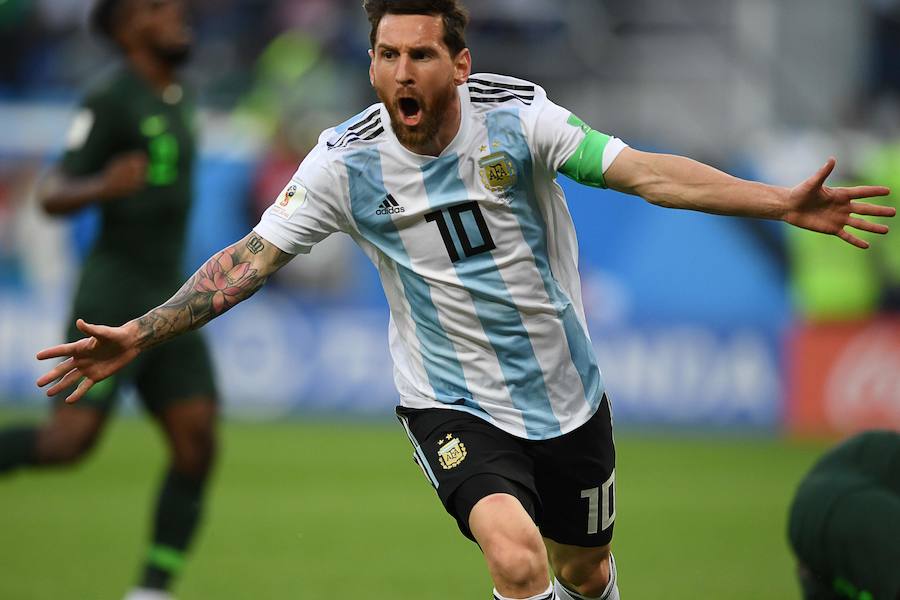 Fotos: Nigeria-Argentina, en imágenes