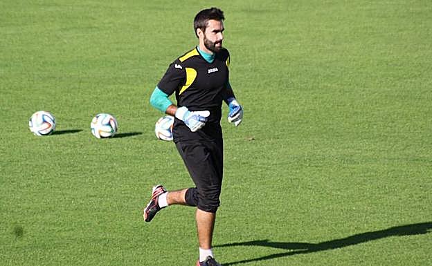 Felipe Ramos, en su anterior etapa en el CD Guijuelo. 