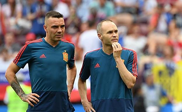 Iniesta, suplente como Xavi en el Mundial de Brasil