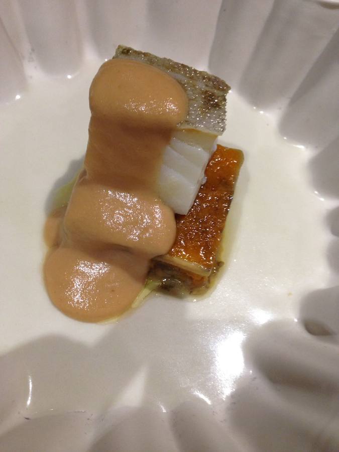 Menú realizado por el chef Víctor Martín, del Restaurante Trigo con estrella Michelin, a propósito de Las Edades del Hombre en Aguilar de Campoo.