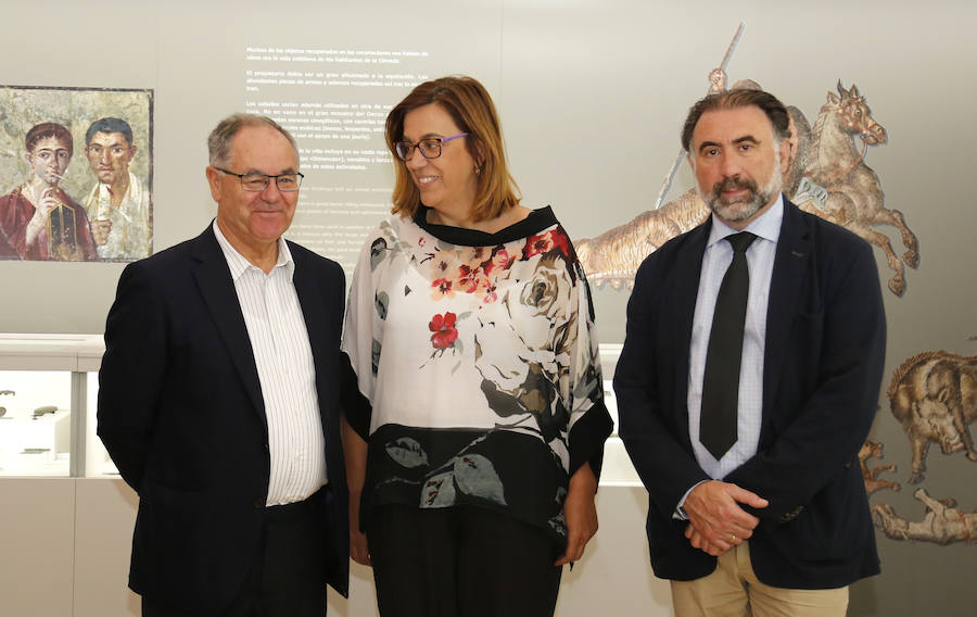Fotos: Reapertura del museo de La Olmeda en Saldaña