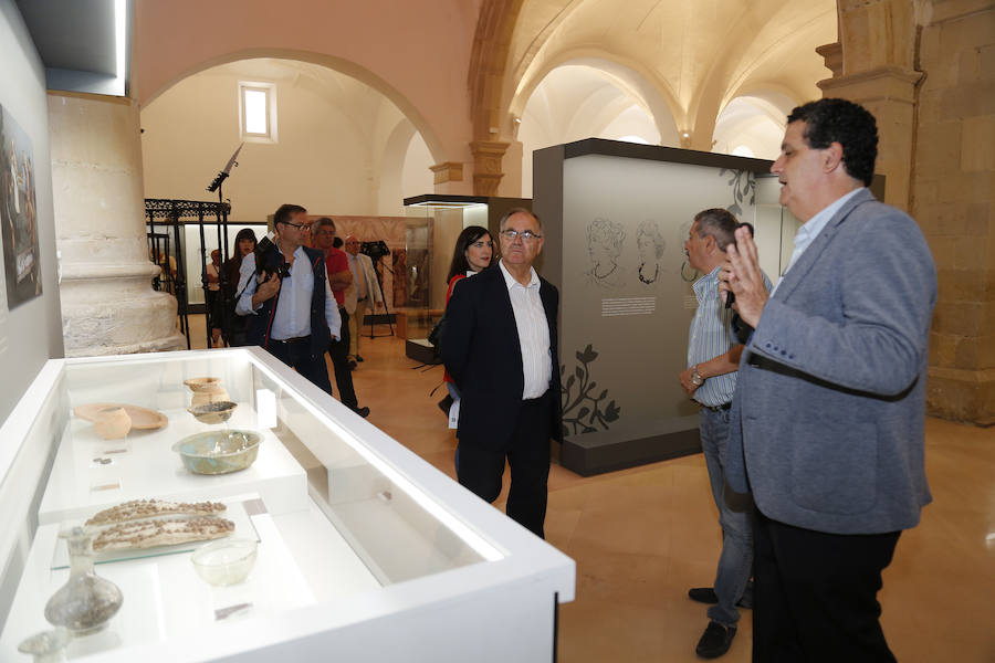 Fotos: Reapertura del museo de La Olmeda en Saldaña