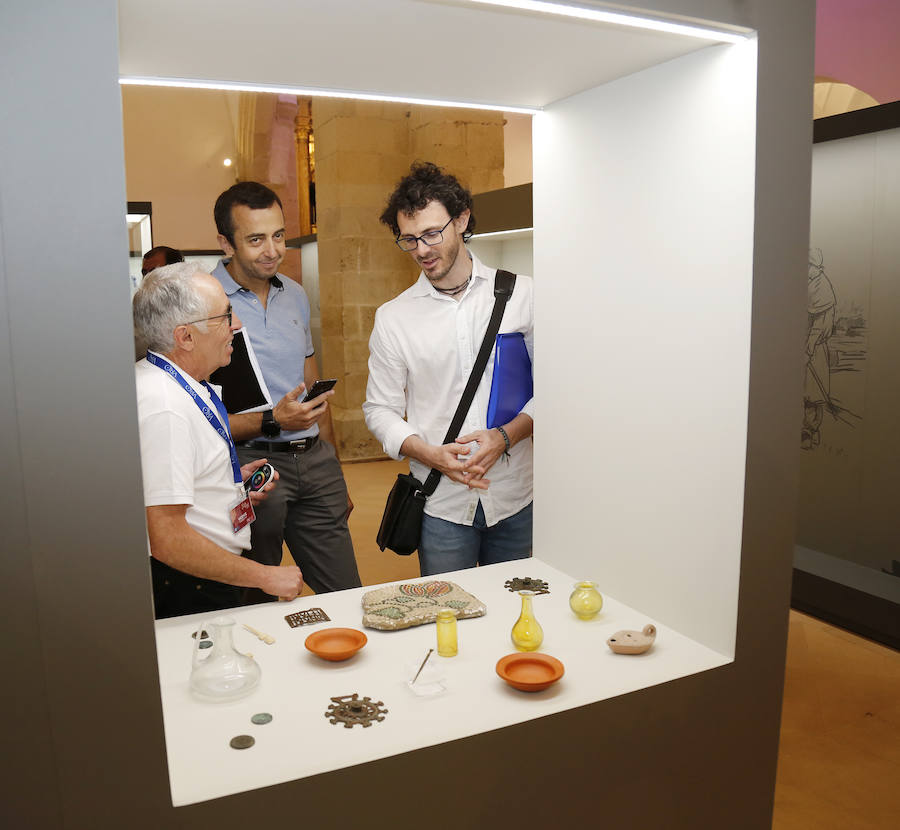 Fotos: Reapertura del museo de La Olmeda en Saldaña