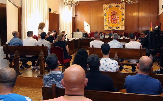 Momento del juicio celebrado en la Audiencia de Segovia.