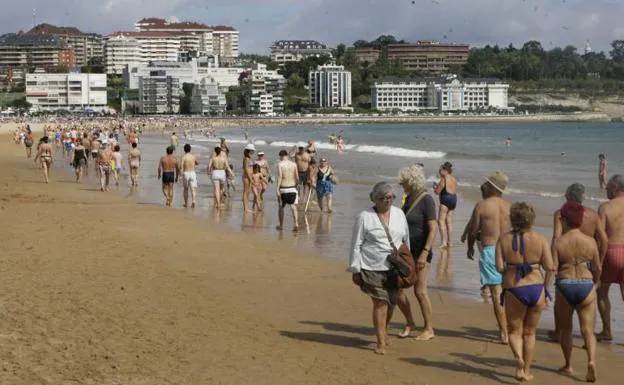 Playa de Santander.